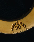 "CELINE" Early 90s spiral circle chain toggle bracelet