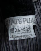 "PLEATS PLEASE ISSEY MIYAKE"
Gingham check sheer combination pleated skirt