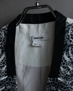 "HELMUT LANG" Seahorse motif design short jacket