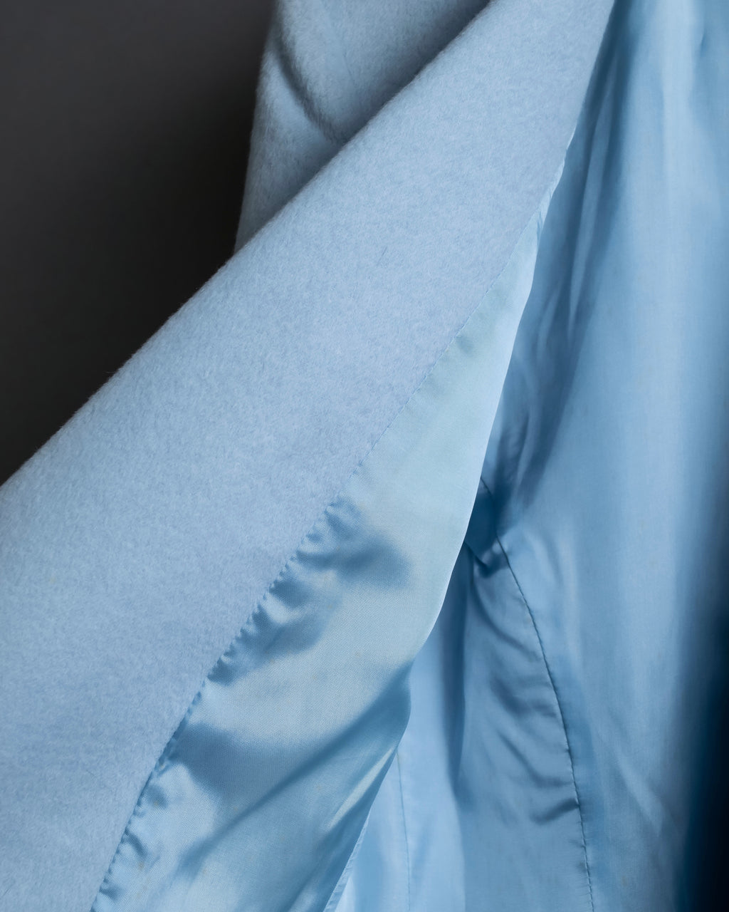 “CELINE “ beautiful shaped sky blue tailored jacket