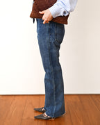Christian Dior/ Cut Out Hem Straight Silhouette Denim