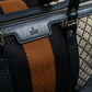 "GUCCI" Diamante pattern one handle canvas bag