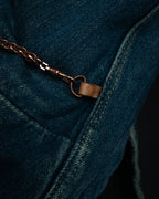 “Levi’s RED” 2001 Asymmetrical draped denim jacket