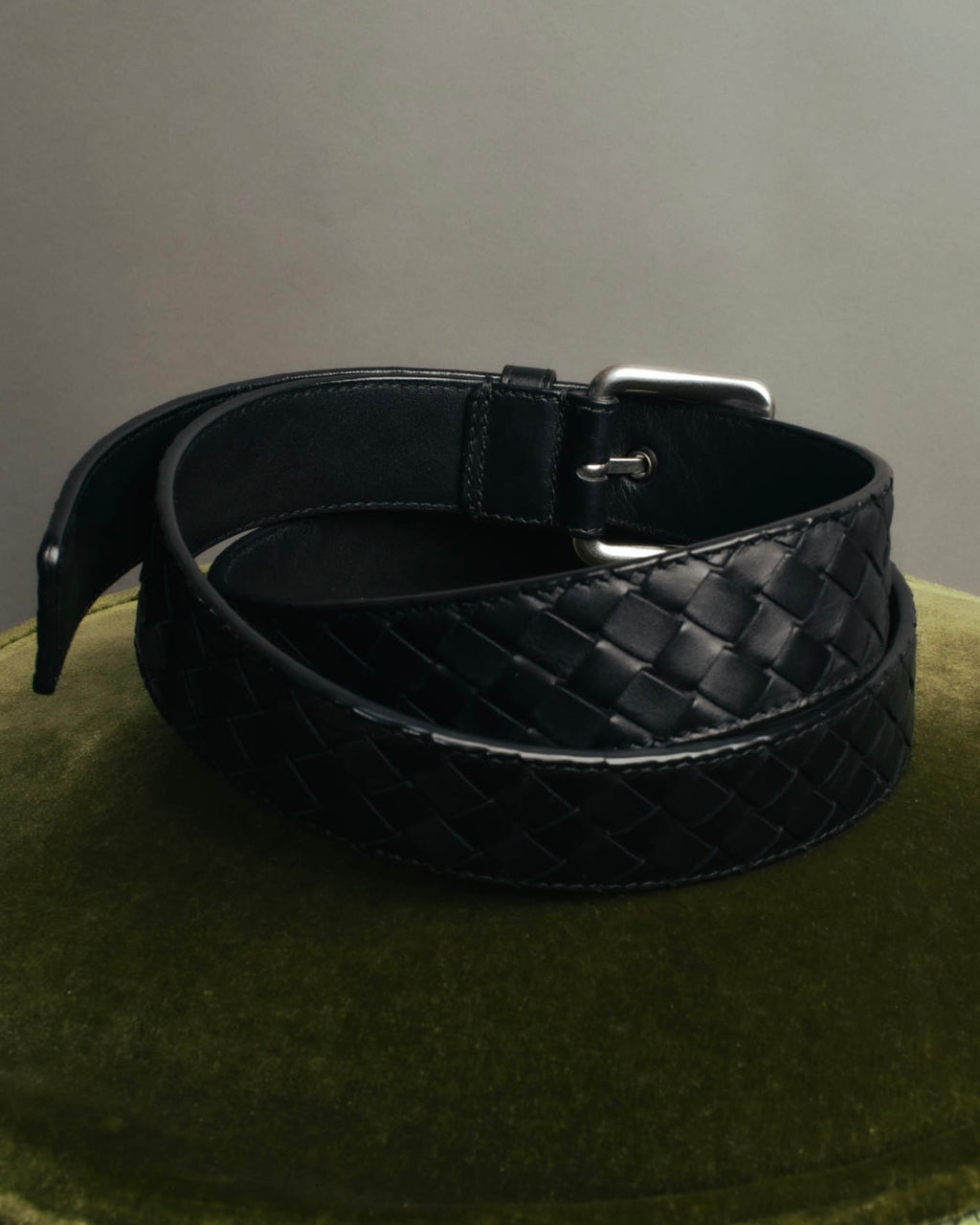 "BOTTEGA VENETA" 00's-10's Intrecciato leather belt