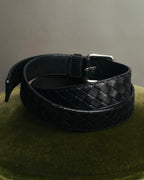 "BOTTEGA VENETA" 00's-10's Intrecciato leather belt
