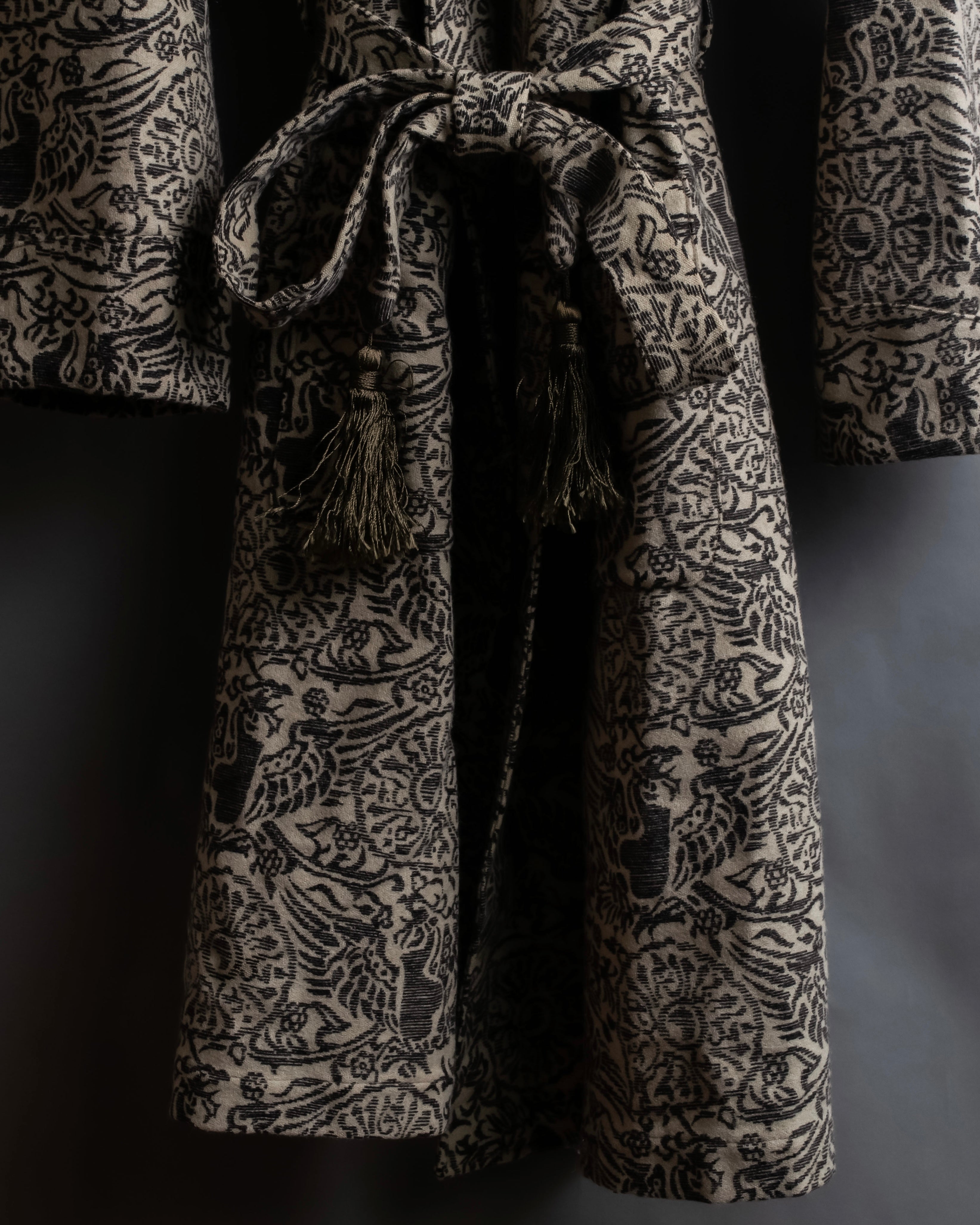 Vintage gobelin oversized gown coat