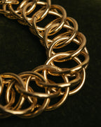 “LOEWE” 90’s-00’s gold ring chain bracelet