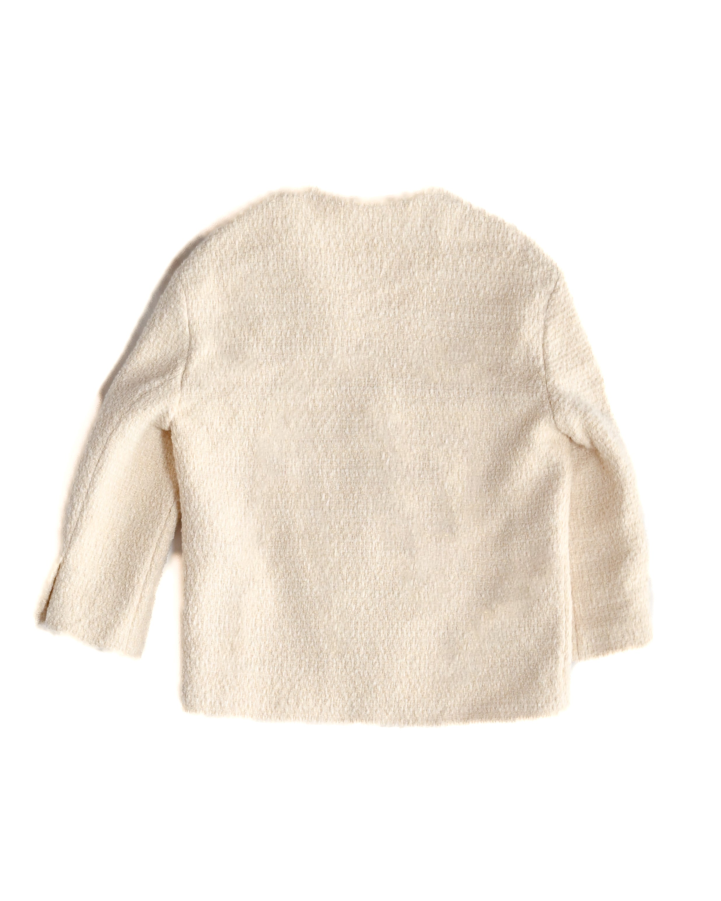 CELINE by Hedi Slimane  / 2022AW Oversized Tweed Jacket White