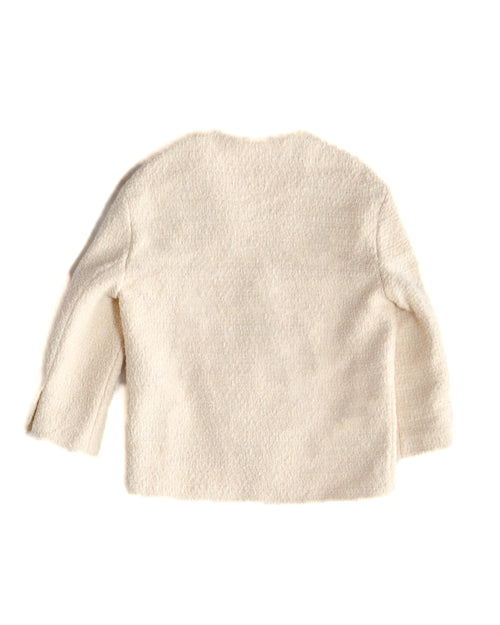 CELINE by Hedi Slimane  / 2022AW Oversized Tweed Jacket White