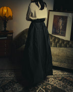 –SPECIAL– GIANFRANCO FERRE 00's Dramatic pleated maxi skirt