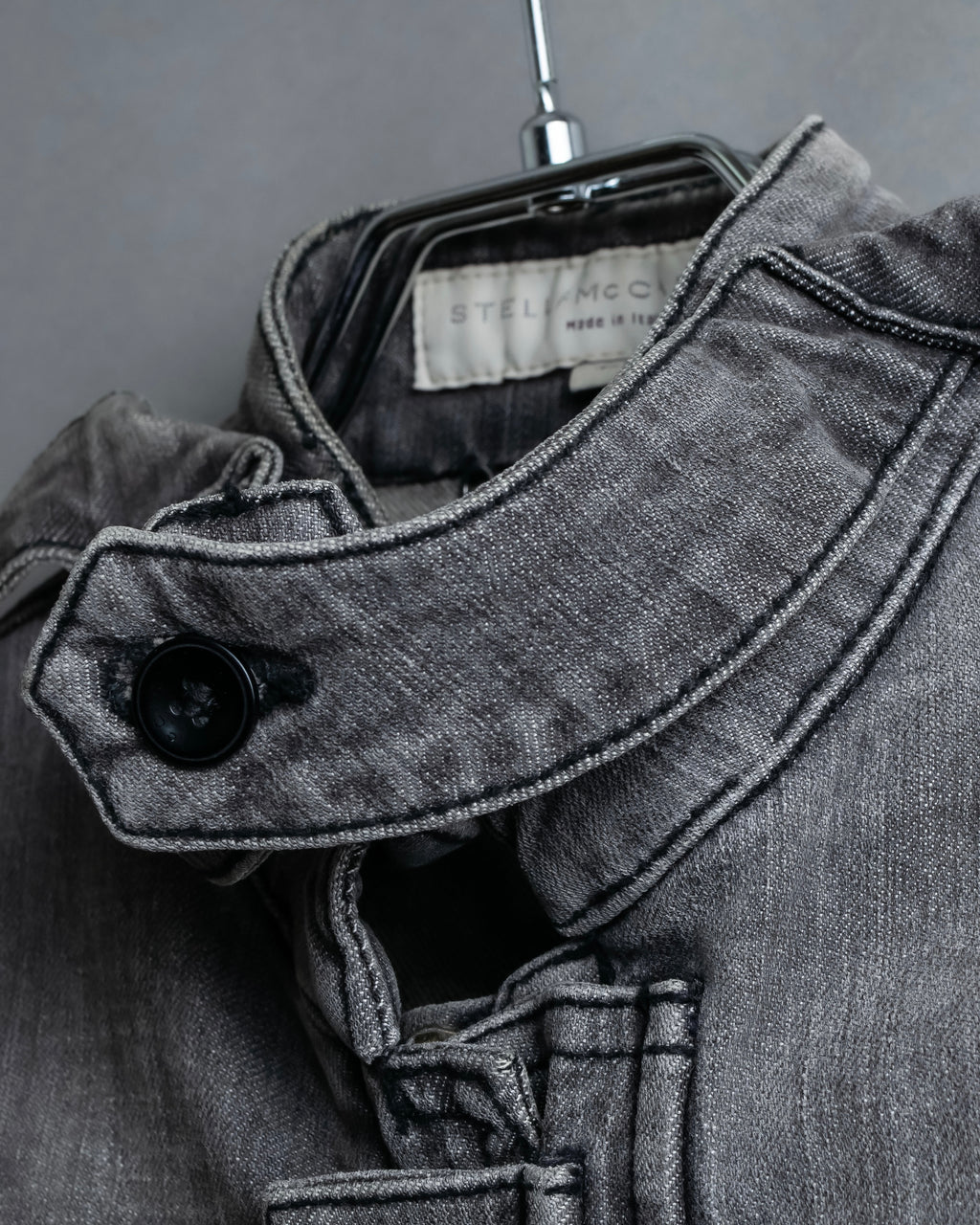 "STELLA McCARTNEY" Multi detail belted denim jacket