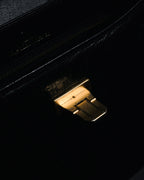 –SPECIAL– "Valentino Garavani"
1985-95 Croc embossed trapezoid top handle bag