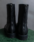 "Jimmy Choo" Bejeweled leather long boots