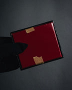 "CELINE" 70’s sulky logo leather bracelet