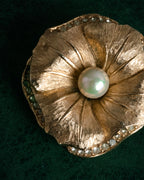 “Christian Dior” 70’s-80’s Pearl flower brooch