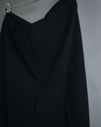 "GIORGIO ARMANI" 90’s Minimalist straight-leg virgin wool slacks