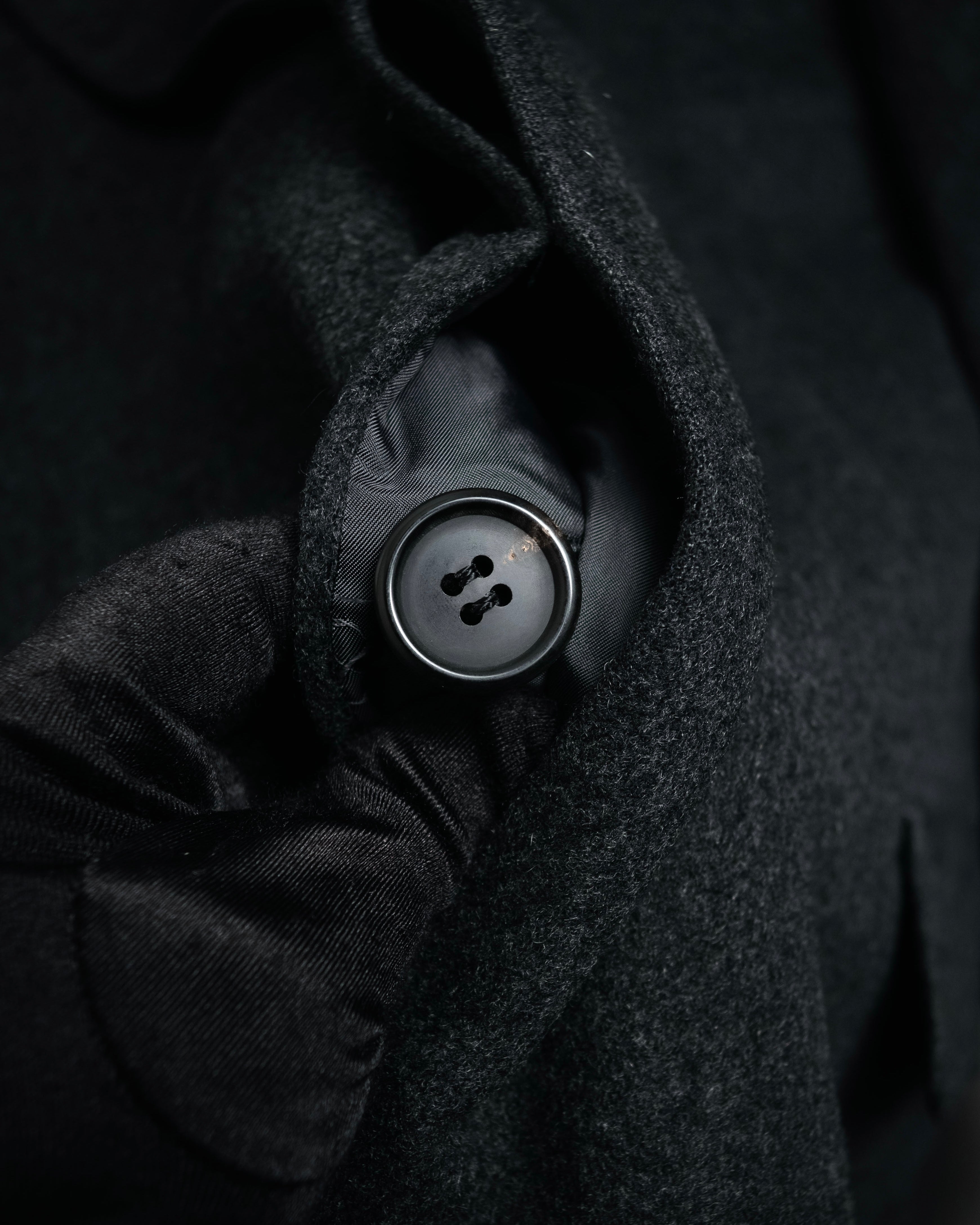 “BALENCIAGA PARIS” 90’s Cashmere blend chesterfield coat