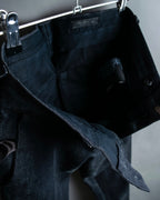 "PRADA" Wool cotton mix navy blue slacks