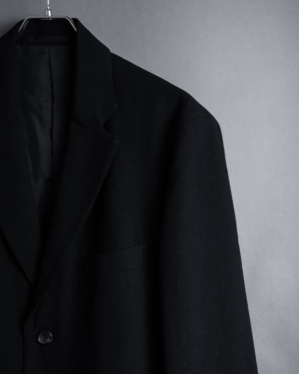 "ISSEY MIYAKE" 00AW Simple detail wool tailored jacket