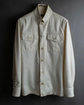 "GUCCI" Flap pocket design band collar shirt jacket