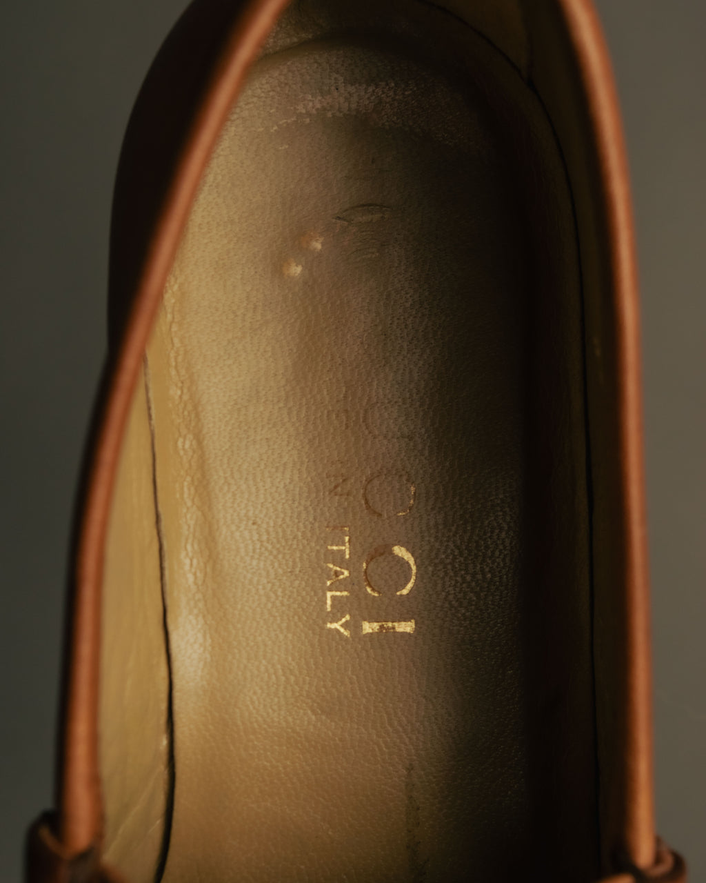 “GUCCI” 70’s-80’s Horsebit leather loafers