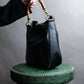 "GUCCI" One handle design leather bamboo bag