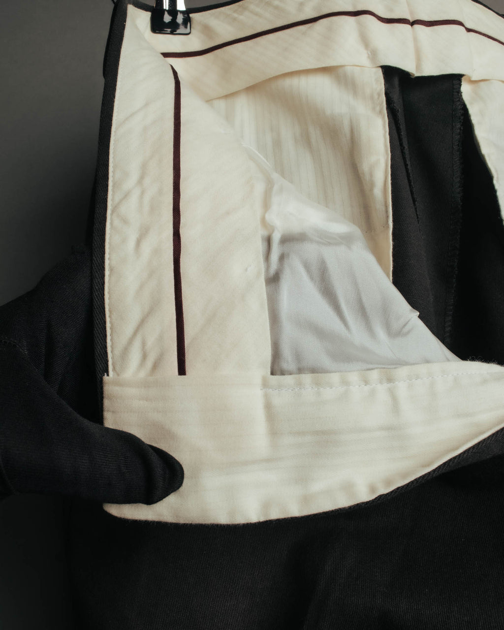 -SPECIAL- "Hermès" 90's-00's Refined cotton trousers