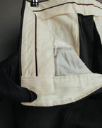 -SPECIAL- "Hermès" 90's-00's Refined cotton trousers