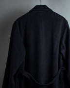 "VALENTINO" Double-breasted belted chester coat