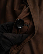 "COMME des GARCONS HOMME"
03AW corduroy collar design stand collar long coat