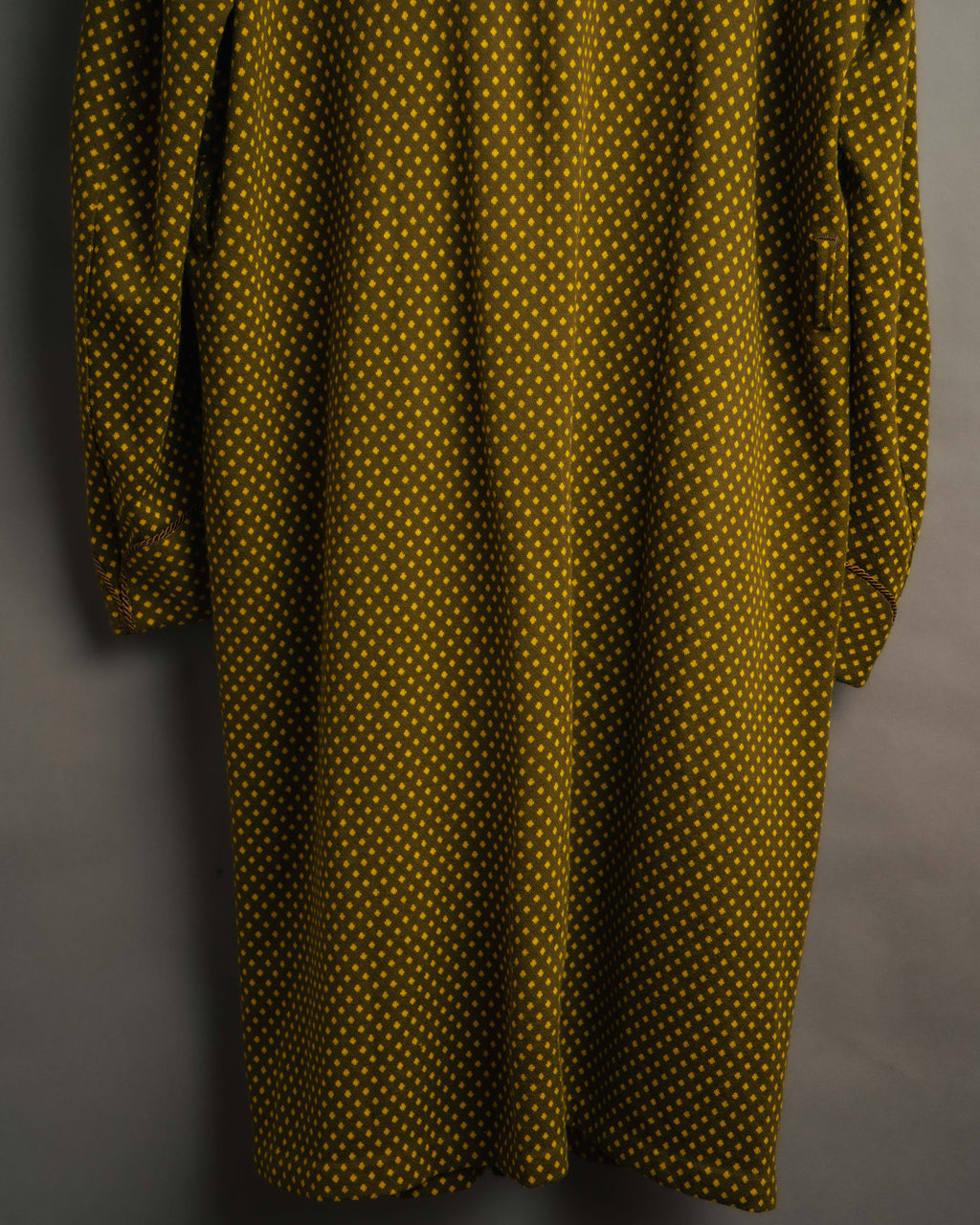 -MOOD Vintage Collections- 80’s Geometric pattern knit gown coat