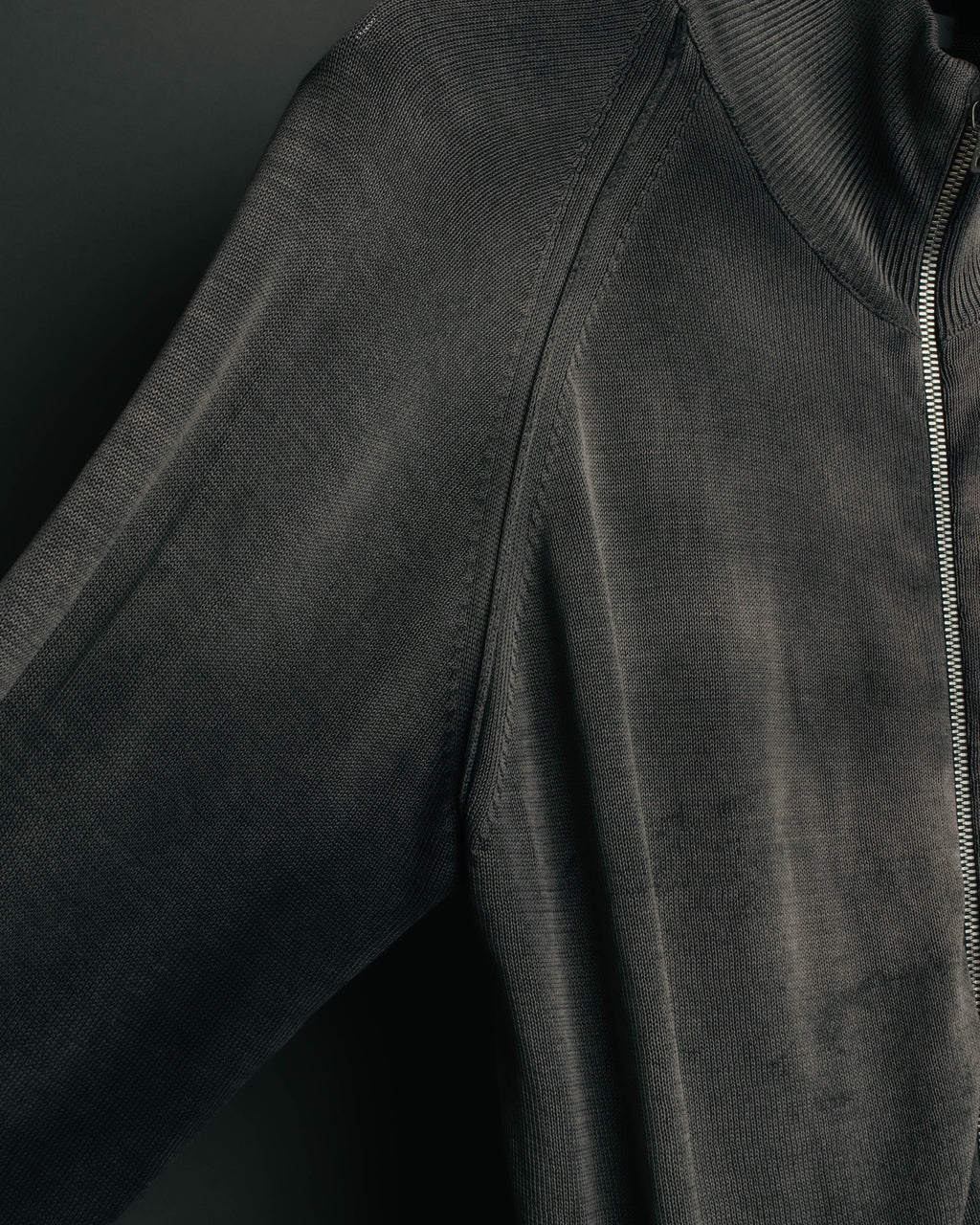 "PRADA" 90's-00's Minimal cotton zip cardigan