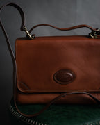 “Burberrys” 80’s-90’s Heritage leather bag