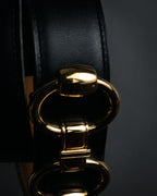 “HERMÈS” 90’s Horsebit leather belt
