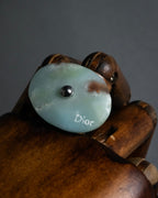 -MOOD Christmas Collection-
 "Dior" John Galliano design logo engraved cocktail ring