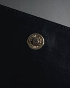 -SPECIAL- "VALENTINO GARAVANI" 90’s-00’s V corner hardware leather top handle bag