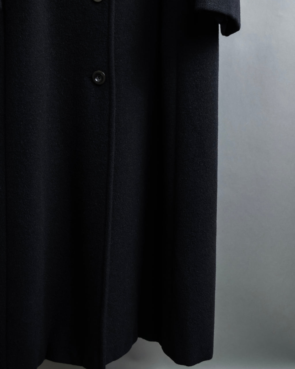 "Max Mara" Silver tag straight line shaped chester coat