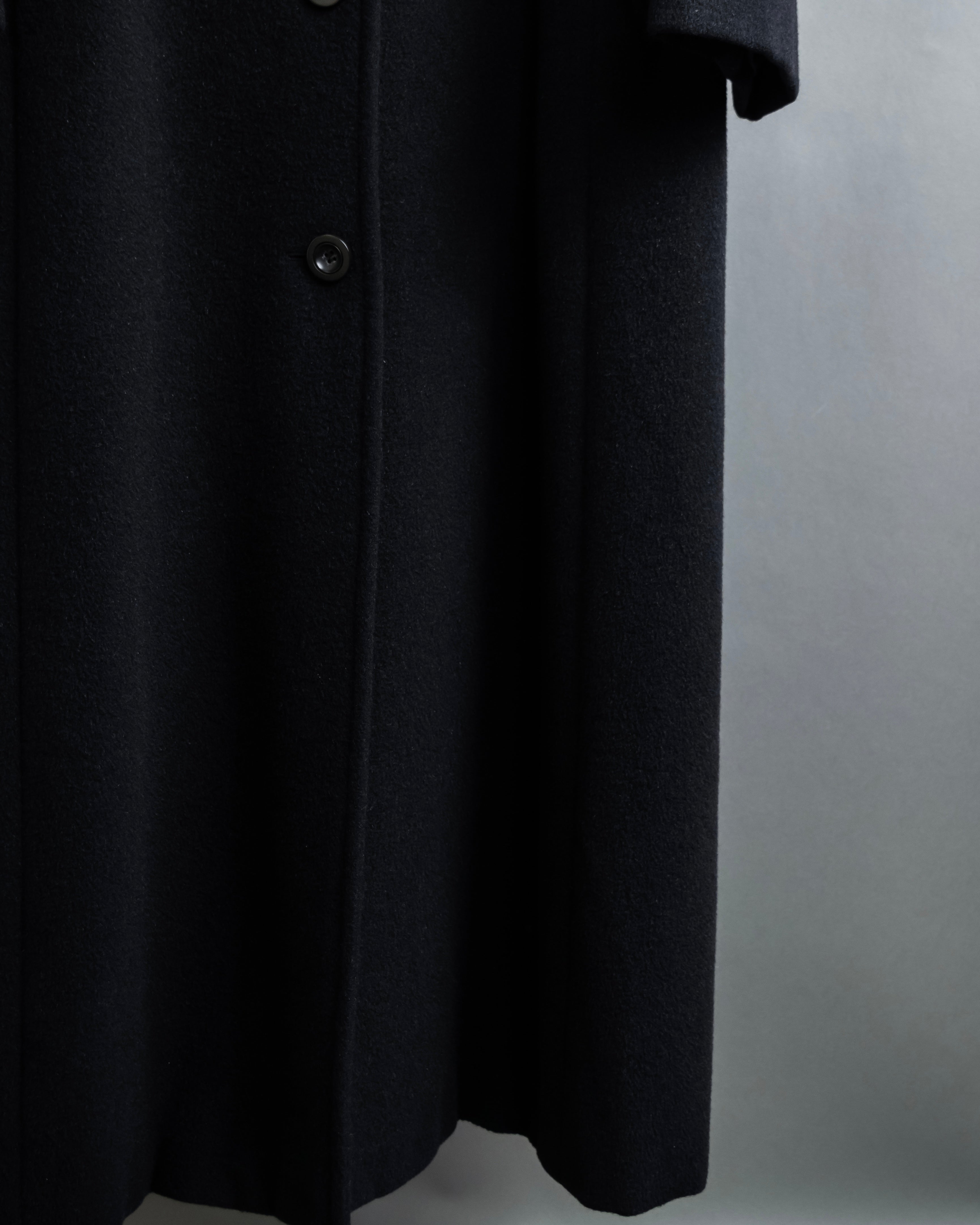 "Max Mara" Silver tag straight line shaped chester coat