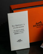 "HERMES" Le Sifflet à Ultrason series whistle motif leather necklace