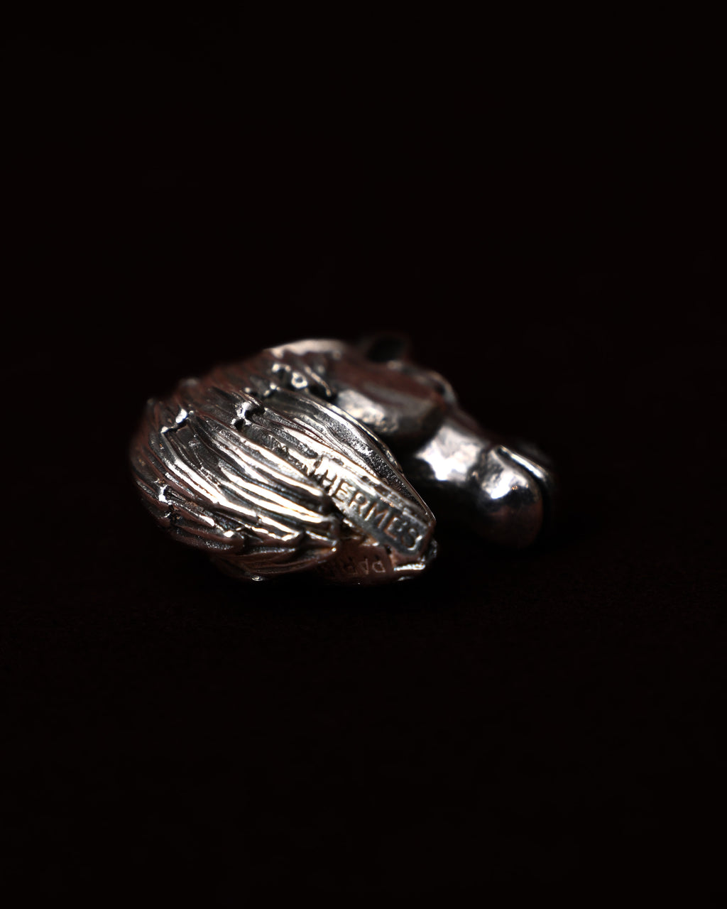 HERMES/ Horse Head Pendant Top SV800