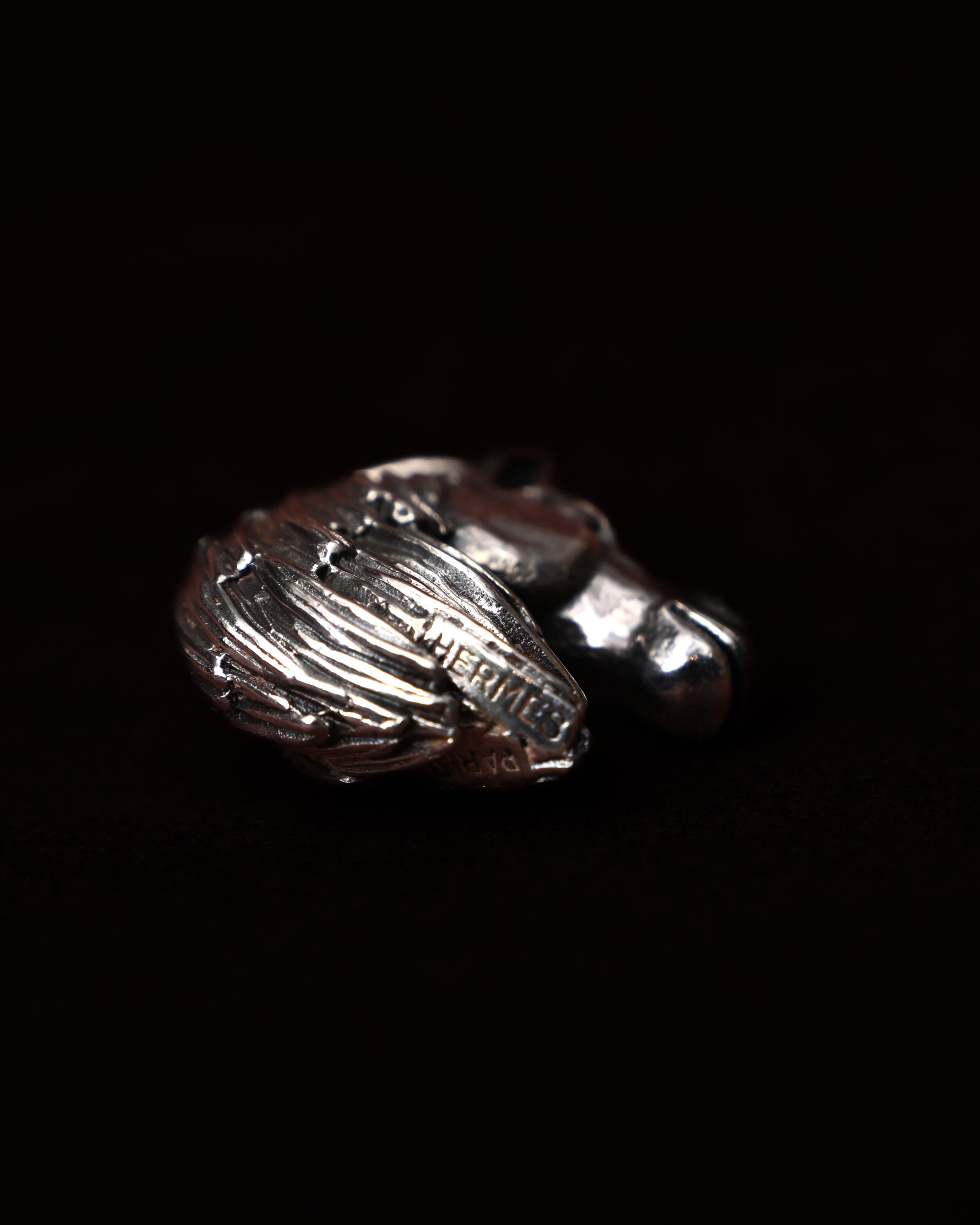 HERMES/ Horse Head Pendant Top SV800