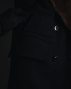 -SPECIAL- "Max Mara"
90’s Detachable fur collar virgin wool long coat