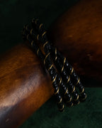 "MAISON MARGIELA" Twisted cord design brass bangle