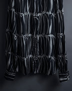 "GUCCI" Handwritten calligraphy pattern silk shirt