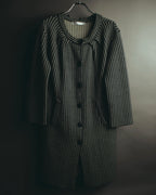 "Christian Dior" 00's Textured wool knit coat