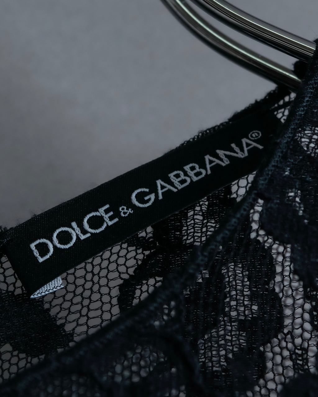 "D&amp;G" Botanical pattern lace shift dress