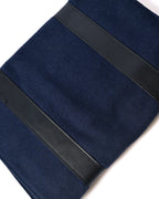 Christian Dior/ Felt Travel Organizer Clutch Bag Navy