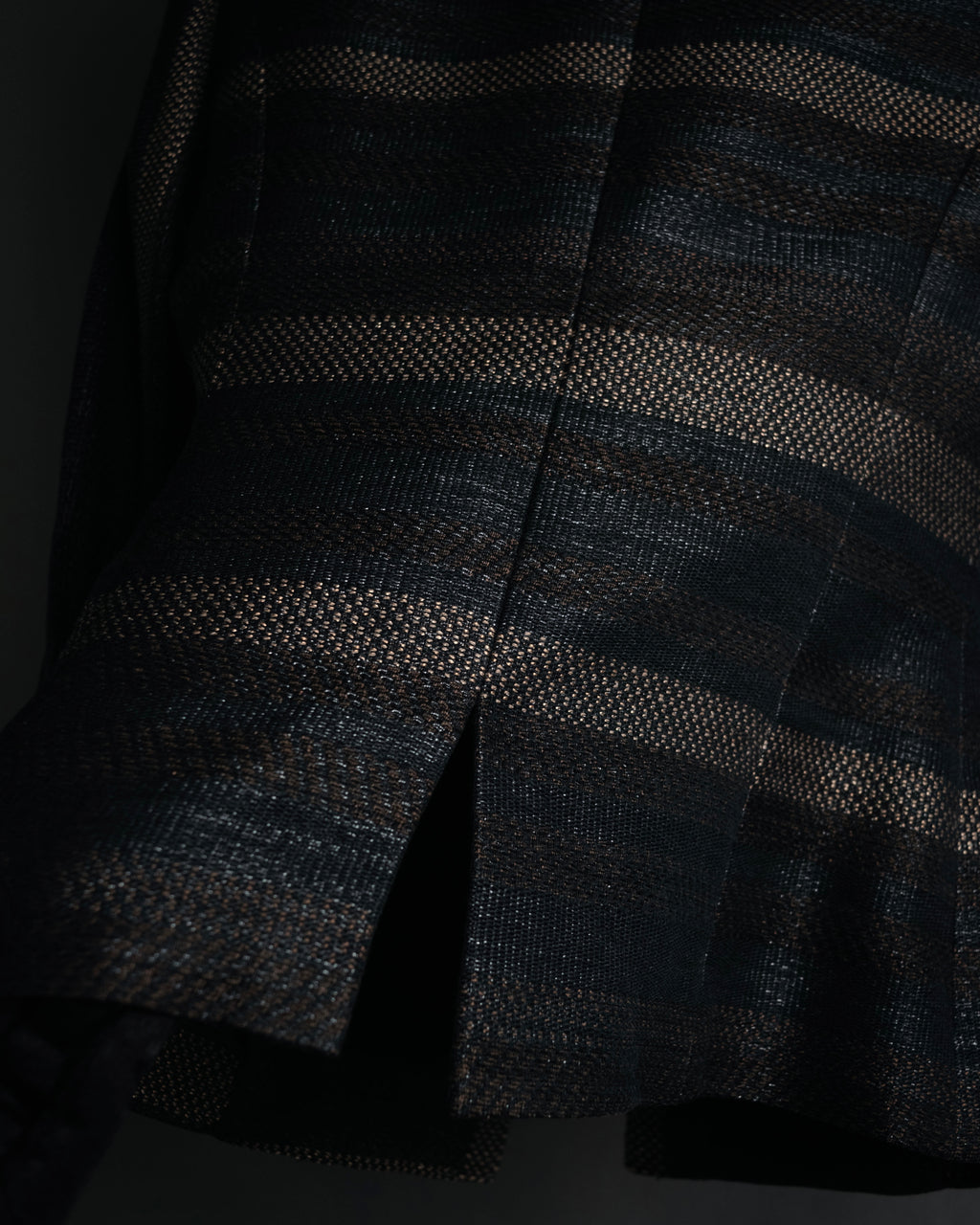 “TAE ASHIDA” 2008-2015 Structured border tweed jacket