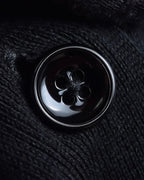 "MAISON MARGIELA" 18SS Elbow patched v-neck knit cardigan