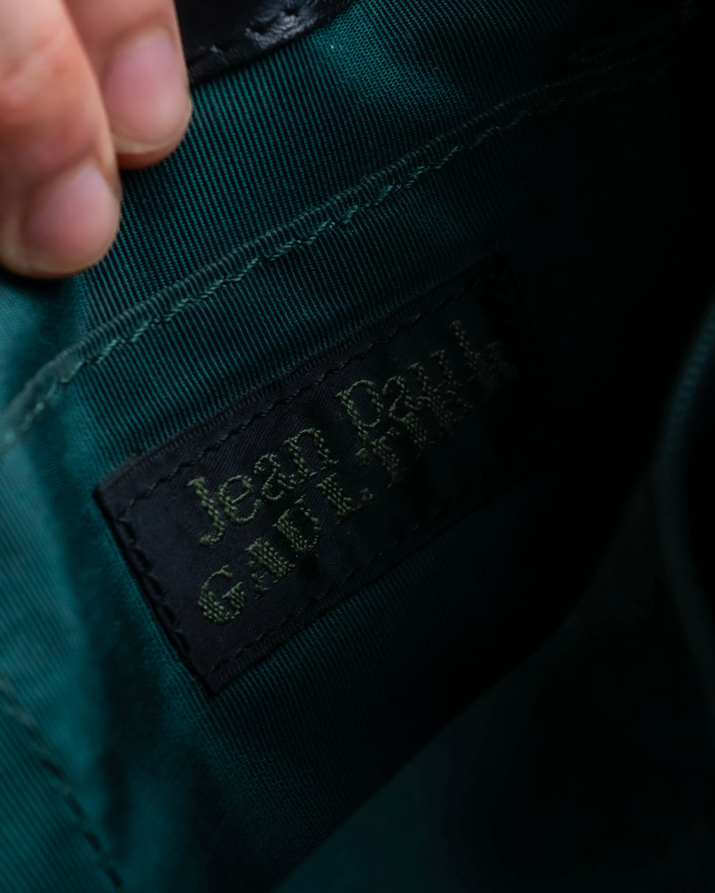 “Jean Paul Gautier” gargoyle printed hand bag